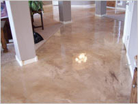 interior concrete overlay Frisco, TX