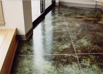 stained concrete flooring