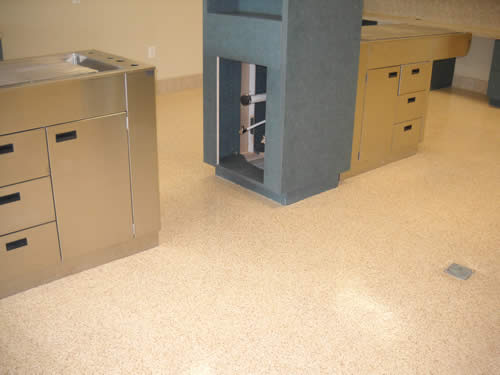 epoxy colored flake system