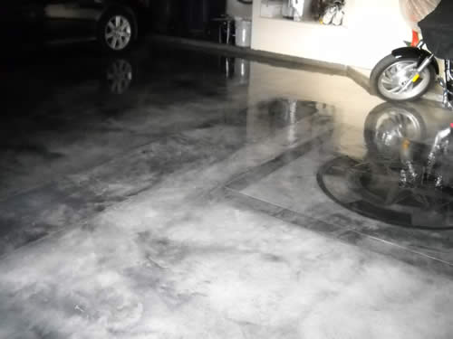 concrete overlay with epoxy coating Keller, TX