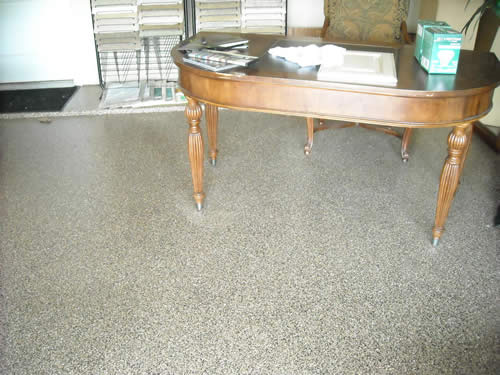 garage floor epoxy flake floor