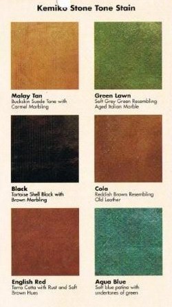Kemiko Color Chart
