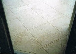 thin stamped overlay Italian slate texture